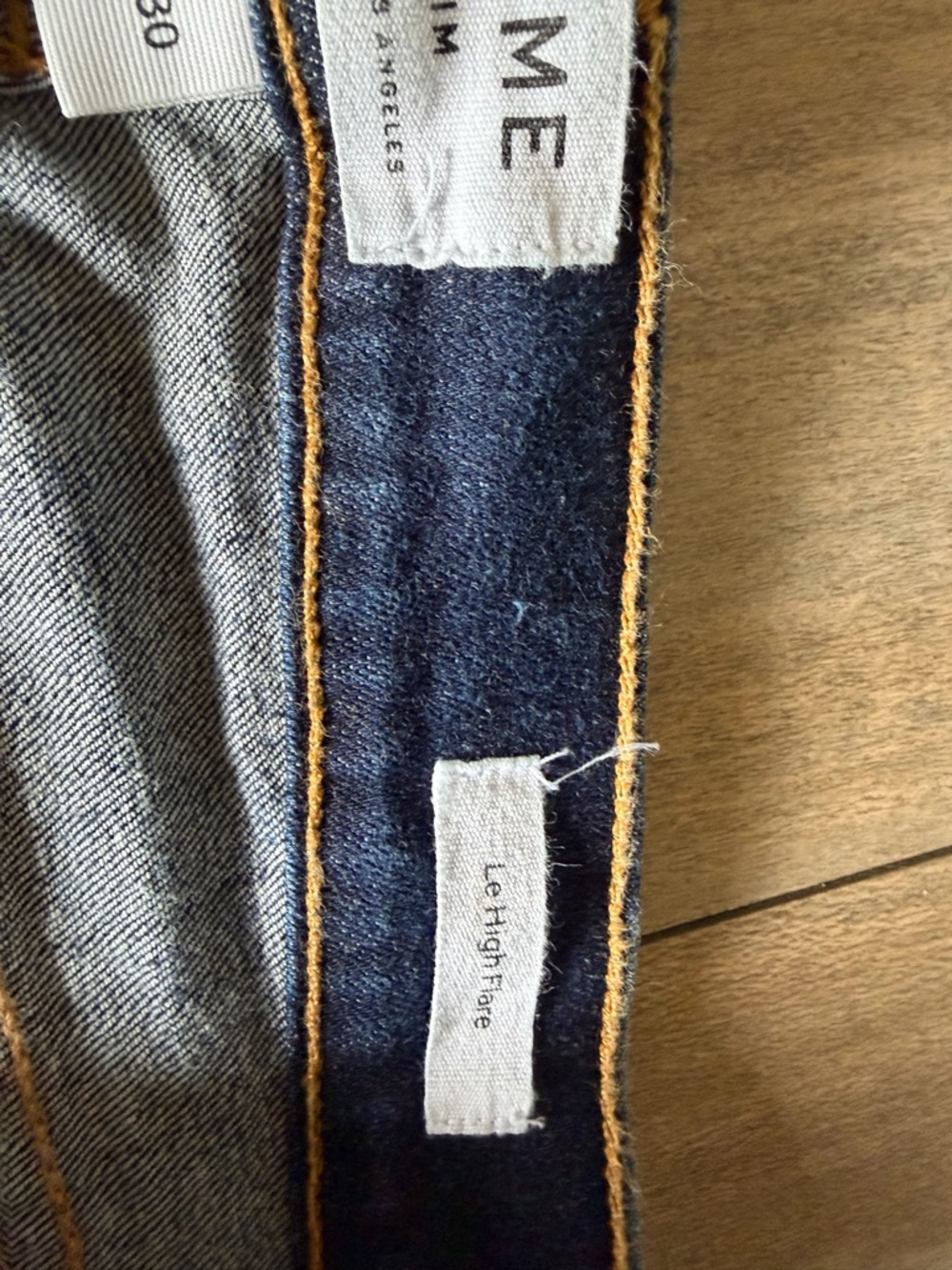 Frame Denim Dark Blue Flare Jeans - Picture 9 of 14